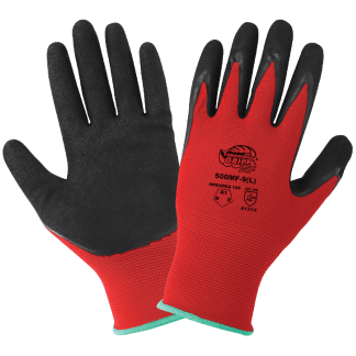 GGS 500MF - Double-Dipped Mach Finish Nitrile Coated Gloves with Cut, Abrasion, and Puncture Resistance - Cut Level A1