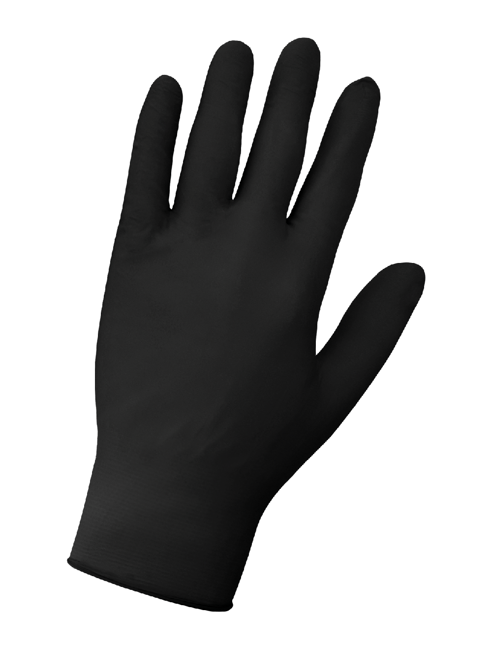 GGS 705BPF - Nitrile, Powder-Free, Industrial-Grade, Black, 5-Mil, Textured Fingertips, 9.5-Inch Disposable Gloves - CASE - Image 4