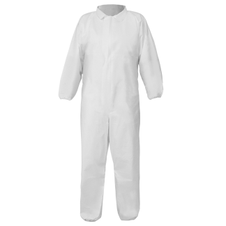 FrogWear™ Premium Microporous PE Film-Laminated Disposable Coveralls with Collar - NW-COV630 (Case of 25)